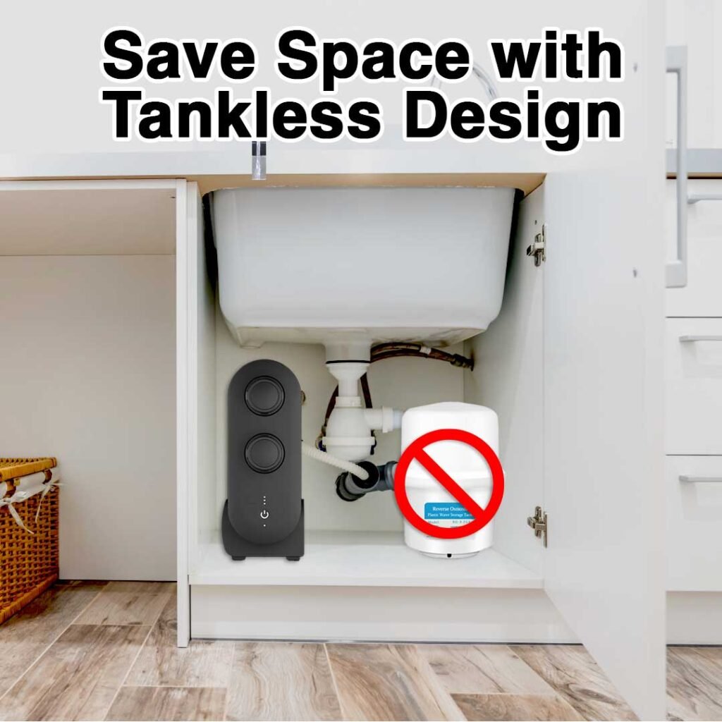 PS7 Pro 400 tankless design under sink