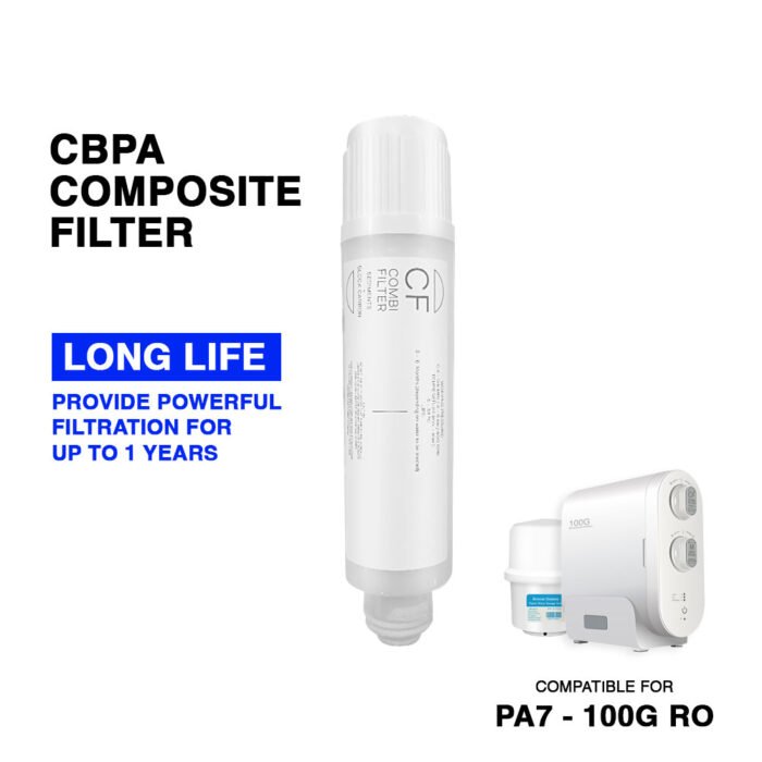 CBPA Composite Water Filter for PA7 RO 100 GPD