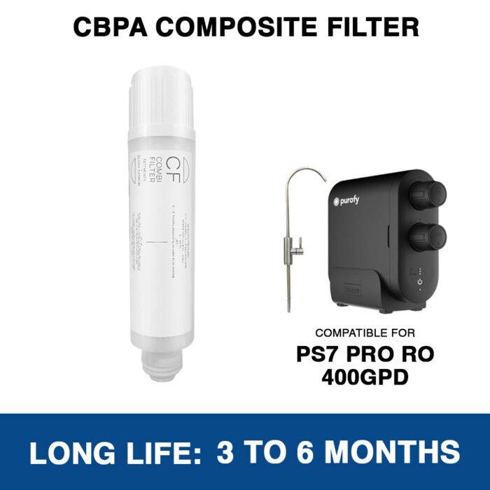 CBPA Composite Water Filter for PS7 Pro RO 400 GPD