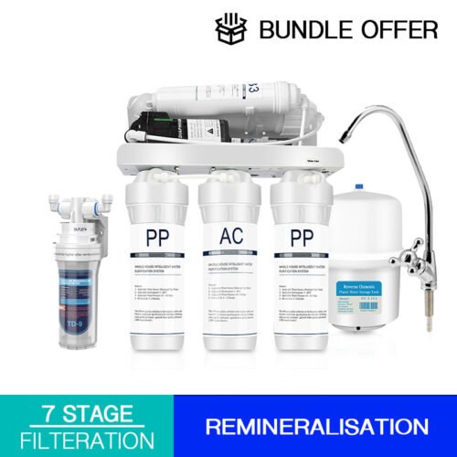 purofy A6 bundle with Alkaline Remineralisation Post Filter ro system with tank