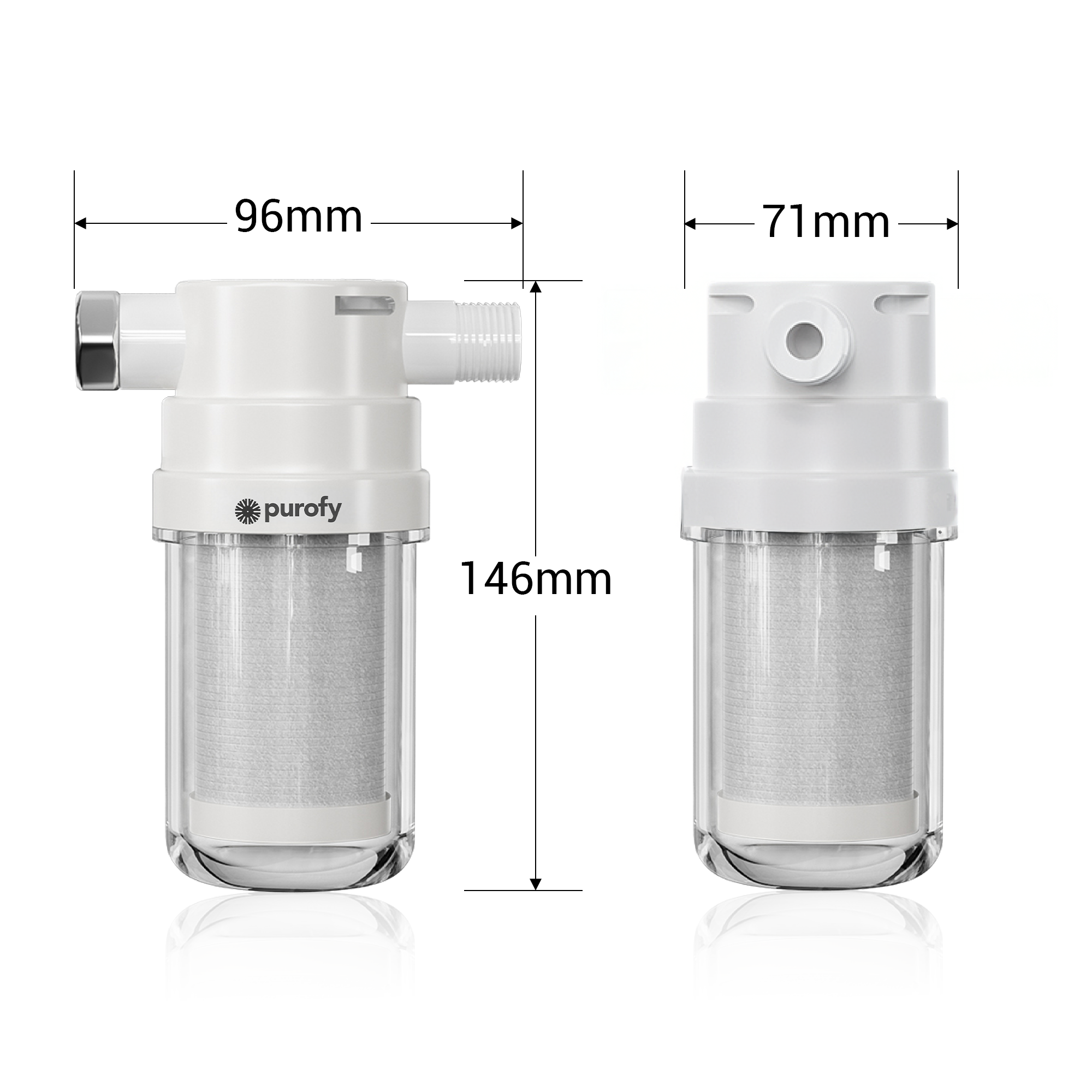 purofy Nano pre filter measurement